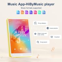 80GB MP3 Player with Bluetooth and WiFi, Mp3 & Mp4 Music Player with Spotify, Amazon Music, Deezer, Audible, 4.0" IPS Touch Screen Android Player with Speaker, FM Radio, Up to 512GB (Yellow) - Image 3