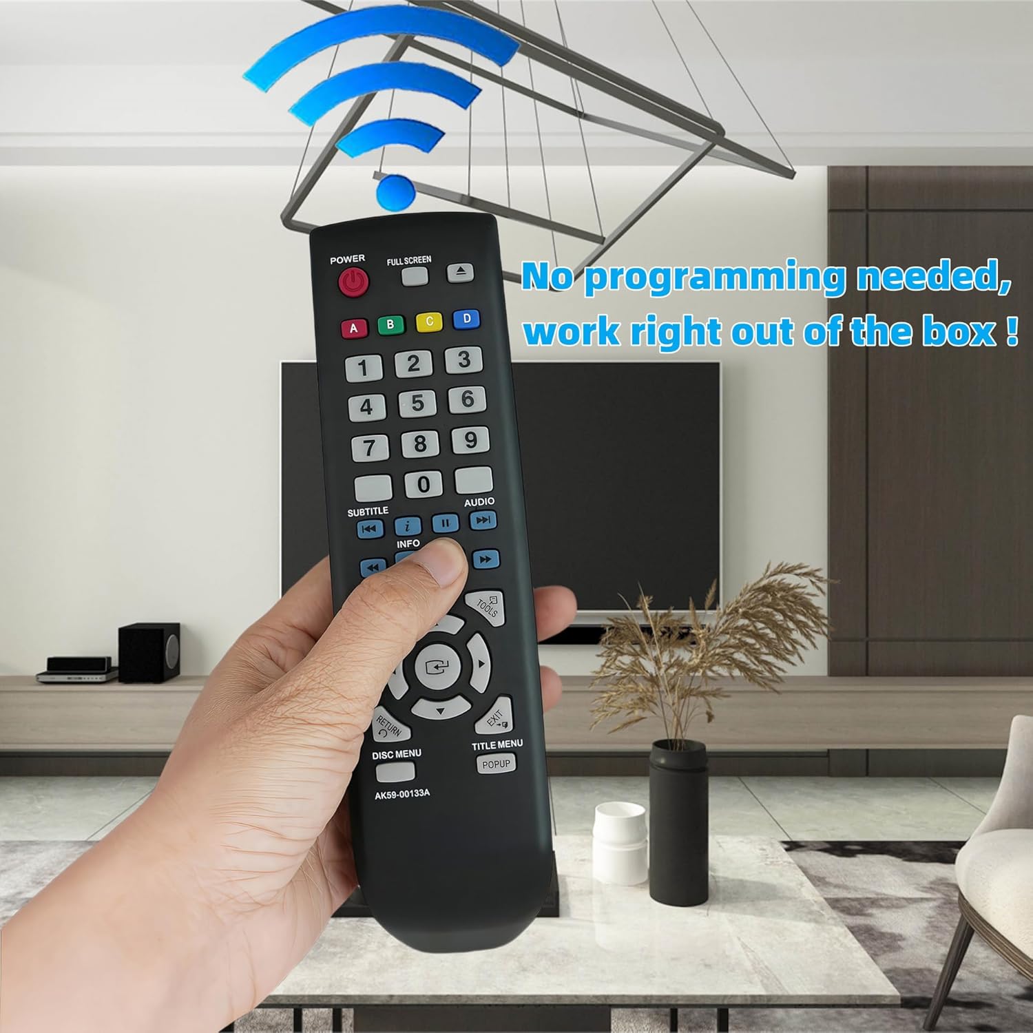 Replacement IR Remote Control AK59-00133A Compatible for Samsung Blu-ray Disc Player BD-D5100 - Image 5