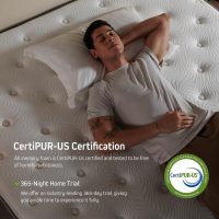 Queen Mattress-12 Inch Queen Size Hybrid Mattress in a Box- Medium Firm - Contouring Memory Foam & Innerspring Coils - Cooling Top Layer - Pressure-Relief - 365-Night Trial - Image 8