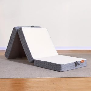 Sweetnight Tri Folding Mattress - 4-inch Single Size Foldable Mattress with a Collapsible and Washable Cover | Medium-Firm with Non-Slip Design | Suitable for RV Travel, Camping, Guest
