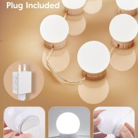 Brightown 14 Bulb Dimmable Hollywood Makeup Mirror Lights, 22Ft Adjustable Vanity Lighting Fixtures for Full Length Mirror (Mirror Not Included) - Image 4