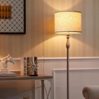 Lamp Shades Set of 2, Drum Lampshades 13" Top x 13" Bottom x 10" High with Spider Fitter, Large Replacement Lamp Shades for Table Lamps, Floor Lamps, Easy Assembly Required (2, Beige) - Image 6