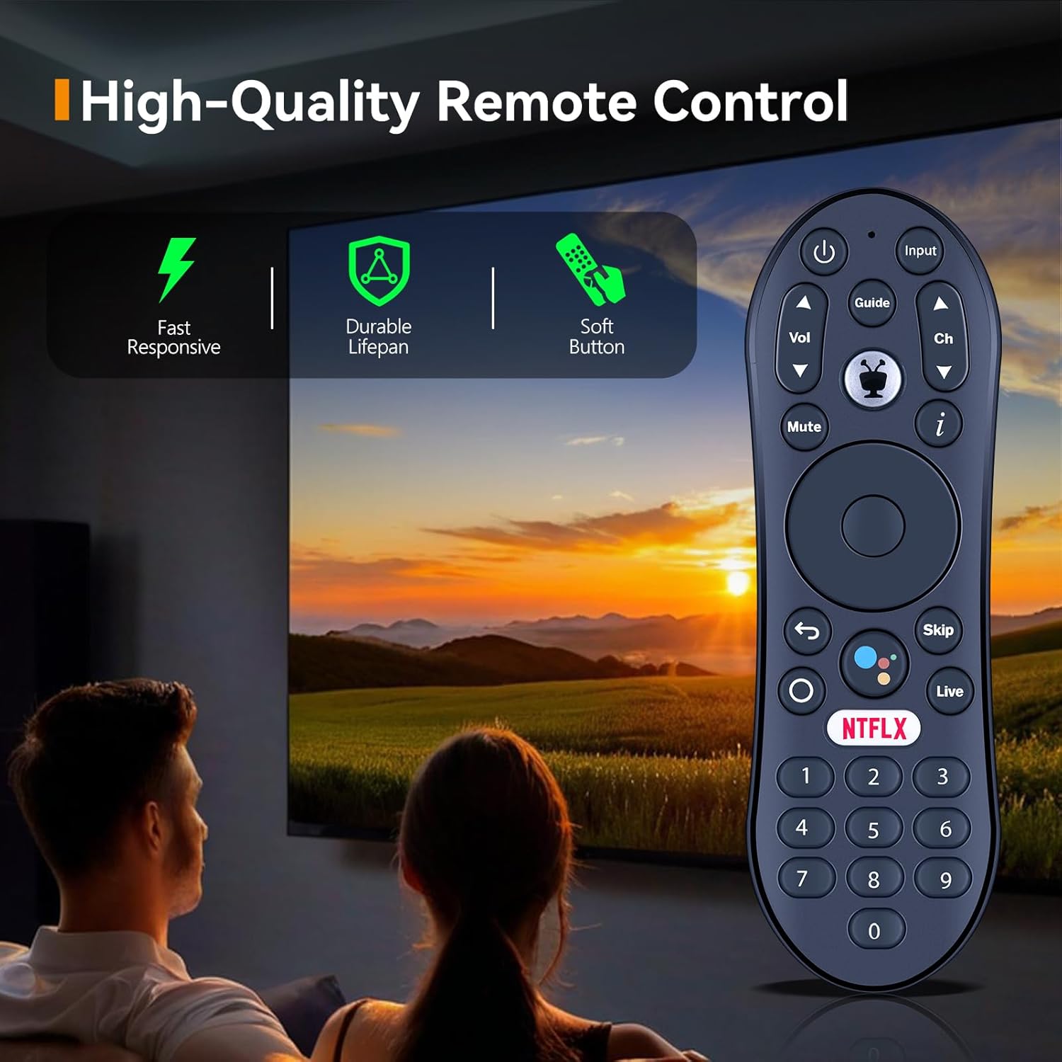New Replace R37023B Voice Remote Control Compatible for TiVo Stream 4K UHD Streaming Media Player - Image 3