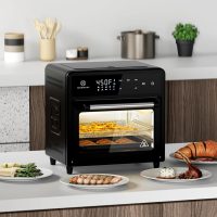 Kitchen Elite Air Fryer Toaster Oven Combo, 12.6 QT Stainless Steel Airfryer 10 in 1, Convection Oven Countertop 450°F, Non-Toxic for Bake, Roast, Reheat, Broiler, Dehydrate with Digital Touch Screen - Image 4