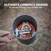 Fire-Maple Torch Gas Stove – Ultralight Backpacking Camping Stove, Built-in Piezo Ignition, Stainless Steel & Aluminum Alloy, Compact & Portable, Ideal for Hiking & Outdoor Cooking - Image 4
