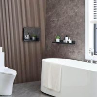 Soulaca 23.8 (24) inches Smart webOS Mirror TV for Bathroom Waterproof WiFi Bluetooth ATSC Tuner Voice Control Built-in Alexa AI WiFi Capacity New Model - Image 2