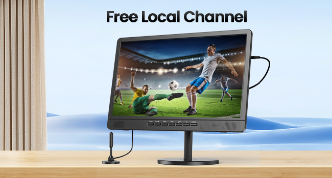 battery powered portable tv