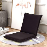 Giantex Adjustable Mesh Floor Sofa Chair, 6-Position Multi-Angle Padded Floor Chair, Cushioned Back Support Versatile, Video Game Chairs for Meditation Seminars Reading TV Watching or Gaming - Image 2