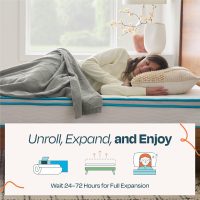 Linenspa 8 Inch Memory Foam and Spring Hybrid Mattress - Medium Firm Feel - Bed in a Box - Quality Comfort and Adaptive Support - Breathable - Cooling - Guest and Kids Bedroom - Full Size - Image 6