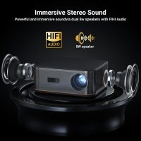 2000 ANSI 4K Full HD Projector with WiFi and Bluetooth, HAPPRUN Movie Home Theater with Auto Focus, 300'' Display for Indoor/Outdoor, Smart Proyector Compatible with Phone/TV Stick/PC/PS5 - Image 6