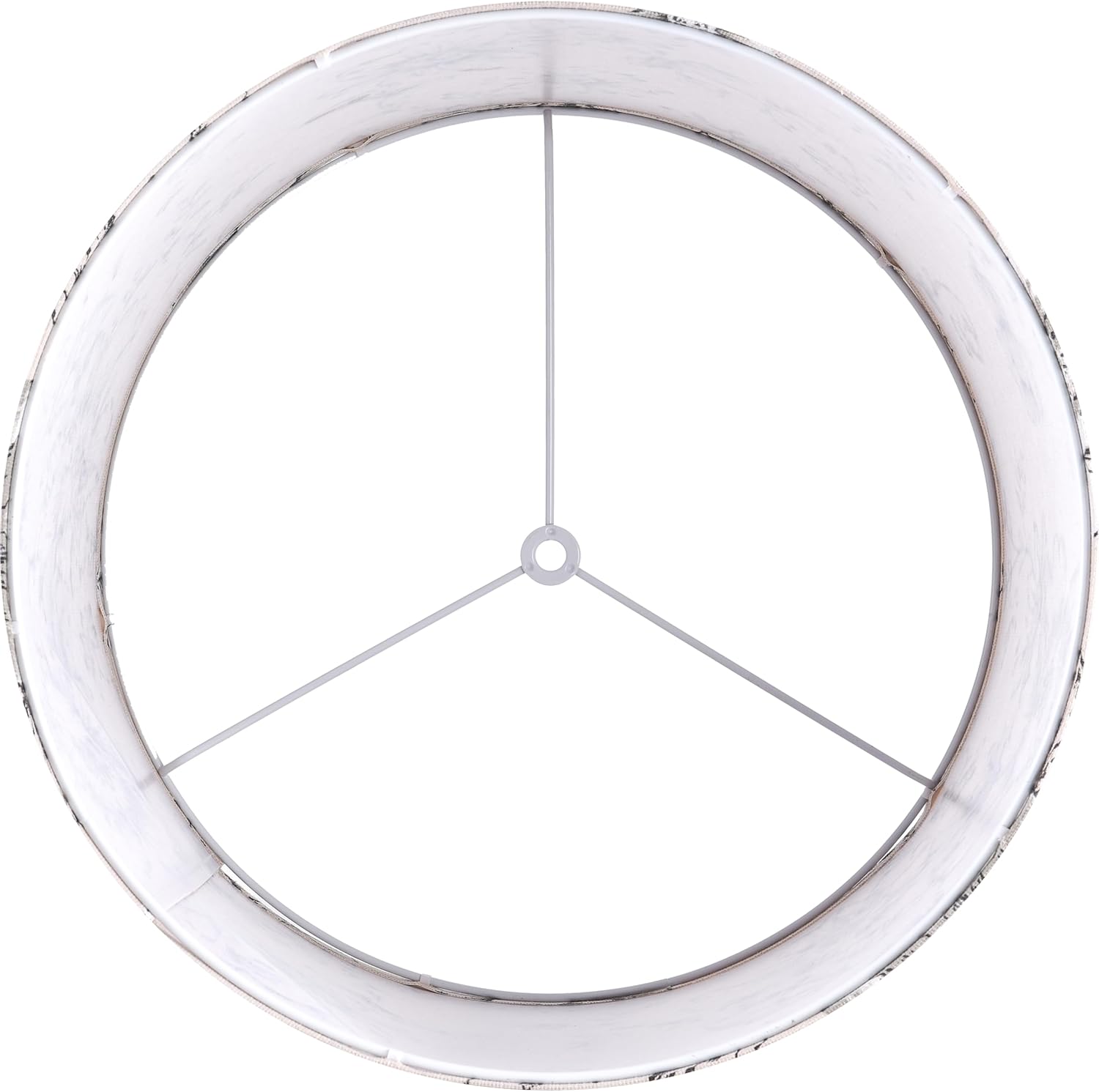 Chrysanthemum Pattern Printed Lamp Shade, Drum Lampshades 14" Top x 14" Bottom x 11" High, Seaside village Medium Lampshades (Spider Fitter), Natural Linen Hand Crafted, Easy Assembly Required - Image 9