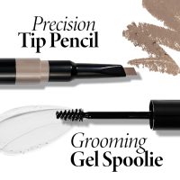 LAURA GELLER NEW YORK Sculpt-n-Stay Waterproof Brow Pencil & Gel- Taupe - Image 4
