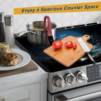 KitchenRaku Stove Cover, Stove Top Covers for Electric Stove, Ceramic Glass Cooktop Protector, Electric Stove Cover, Glass Top Stove Cover, 52x78cm (Huge Tree Pattren) - Image 4