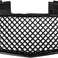 Spec-D Tuning Front Mesh Grill Hood Grille Glossy Black Compatible with 2003-2007 Cadillac Cts/Cts V 2003-2007 - Image 8