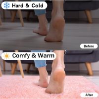 Ultra Soft Pink Rugs for Bedroom 8x10 Feet, Fluffy Shag Area Rugs for Living Room, Large Comfy Furry Rug for Girls Kids Baby Room Decor Teenage Pastel Princess Rug, Non Slip。 - Image 5