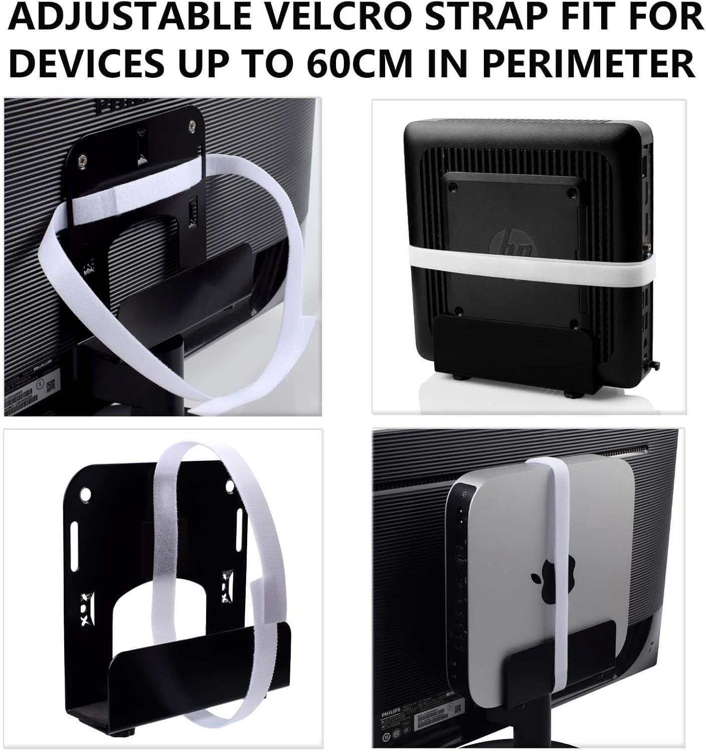 Cable Box Mount Modem Adjustable Wall Mount for Most Narrow Media Players Compatible with Roku, Router, Fire TV, Mac mini, Beelink, Cable Box, and Other Streaming Media Players - Image 5