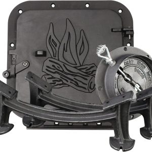 US Stove Company BSK2000 Heavy Duty Camp Stove Kit, Black, Medium