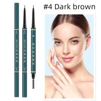 Eyebrow Pencil,3 PCS Waterproof Professional Makeup Micro Brow Pencil,Brow Kit with Eyebrow Brush and Razor,Ultra-Fine Mechanical Pencil,Eyebrow Pencils for Women - Image 2