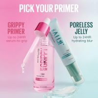 Maybelline Poreless Jelly Primer, Hydrating, Blurring Makeup Primer with 2% Niacinamide For Up To 24HR Make Up Wear, Clear, 1 Count - Image 7