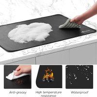 FLASLD Stove Top Covers - Glass Top & Ceramic Cooktop Protectors, Full Covers for Electric Stovetop, Black-2132 inch - Image 5