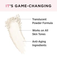 IT Cosmetics Bye Bye Pores – Poreless Finish Loose Setting Powder Makeup – Translucent Blurring Powder for All Skin Tones – Face Powder with Peptides, Silk, Collagen & Antioxidants – 0.23 oz - Image 2
