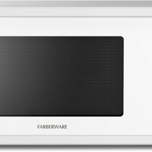 Farberware 1.1 Cu. Ft. 1000-Watt Microwave Oven Digital Control, 10 Power Levels, One-Touch Cooking, Defrost, Child Safety Lock, White