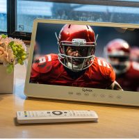 SYLVOX 15.6" Portable TV, 1080P Smart TV, 10000mAh Battery (6H), Rechargeable, IP66 Waterproof, Supports Apps & Voice Control. Perfect for RV, Kitchen, Camper & More - Image 4