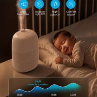 GoveeLife Smart Humidifiers for Bedroom, 3L Top Fill Cool Mist Humidifiers with Essential Oil Diffuser, Humidity Control, WiFi Air Humidifier with Night Light, for Baby, Plants, Home, Work with Alexa - Image 4
