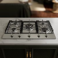Gas Cooktop 30 inch with 5 Sealed Burners, Stainless Steel Built-in Stove Top, NG/LPG Convertible, Dishwasher Safe Cast Iron Grates, 38K BTU - Image 2