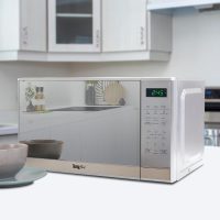 Total Chef 0.7 Cu Ft Microwave Oven - Stainless Steel Compact Style Microondas, Smart Countertop Kitchen Appliance With Digital Touch Use, Pre-Set Function, 10" Turntable, Easy To Use Horno, 700 watt - Image 2