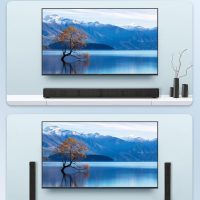 2 in 1 Separable Sound Bar for Smart TV, 2.2 Channel 32Inch Bluetooth 5.0 TV Speaker for Surround Sound System, Built-in Dual Subwoofer, Bass Adjustable, Remote Control Included(Sound Bar) - Image 2