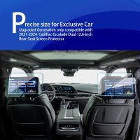 2Pack for 2024 2025 Escalade(IQ/IQL) Screen Protector 2021 2022 2023 2024 2025 Cadillac Escalade/Escalade-V Accessories Rear Seat TV Dual 12.6-inch Soft Screen Protector 2024 Cadillac Escalade - Image 2