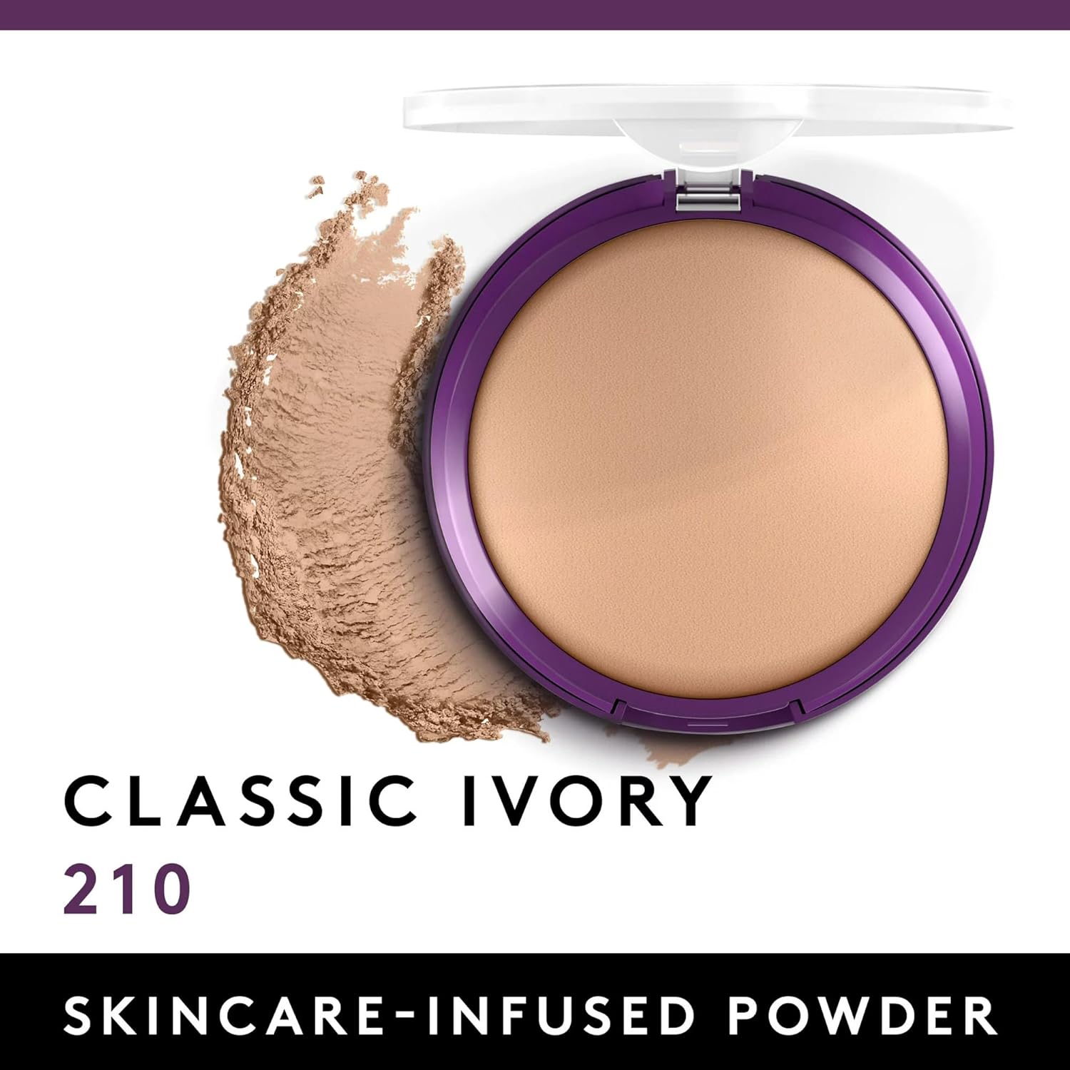 Covergirl Simply Ageless Instant Wrinkle Blurring Pressed Powder, Classic Ivory, 0.39 Oz - Image 2