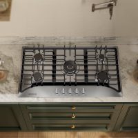 Empava 36 Inch Built-in Gas Cooktop with 5 Sealed SABAF Burners, Stainless Steel Surface LPG/NG Convertible, Auto Electric Pulse Ignition, Flame Failure Protection - Image 3