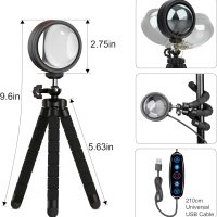 Sunset Lamp Projector Multicolor Changing LED Projection Lamp,Switch Button and APP Control 360 Degree Rotation Sunlight Lamp for Bedroom, Photography, Party, Tiktok Live, Room Decor - Image 5