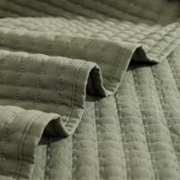 WRENSONGE King Size Quilt-3 Pieces Lightweight Bedspreads Olive Green King Quilt Bedding Set for All Seasons, Soft Summer Coverlet with 2 Pillow Shams Suitable for Bed, Couch, Quilt Blanket - Image 7