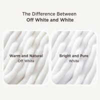 Bedsure GentleSoft Blankets Queen Size for Bed - Cozy Soft Blankets for Women, Cute Large Bedding Fleece Throws for Girls, Off White, 90x90 Inches - Image 8