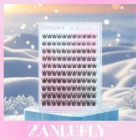 Self Adhesive Eyelashes Natural Self Adhesive Lash Clusters Pre glued Eyelash Clusters zanlufly No Glue Needed Lashes Wispy C-curly Cluster Eyelash extensions 10-16MM Individual Lashes - Image 8