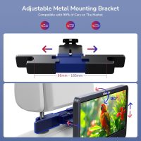 10.1" Dual Car DVD Players with HDMI Input, Headphones, Mounting Brackets, Headrest DVD Players for Car Support USB/SD Card, AV in/Out, Last Memory, Play A Same or Two Movies, No Battery - Image 7