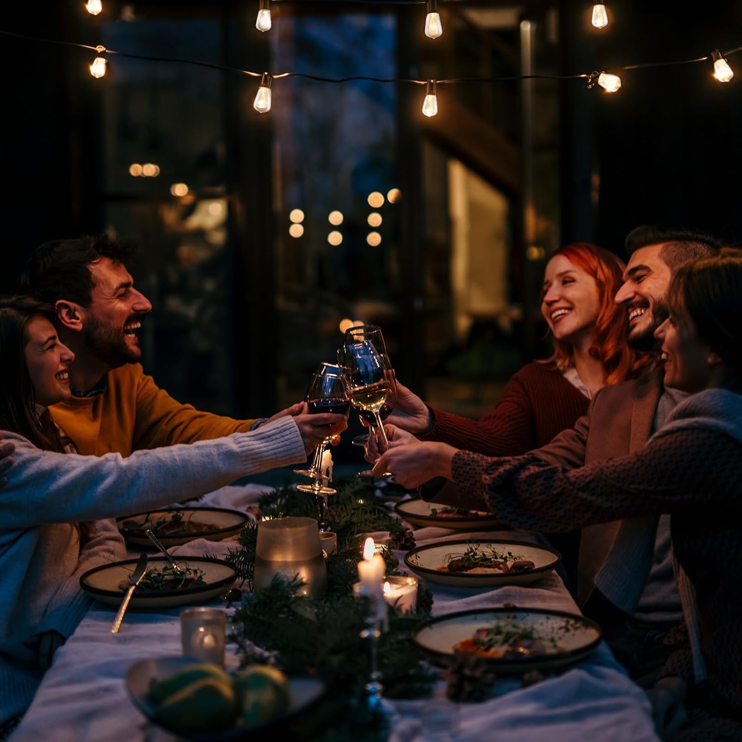 48 Pack ST38 LED Replacement String Light Bulbs, 1Watt Equvanlent to 7Watt Incandescant Bulb, Shatterproof E12 LED Bulb for Outdoor Patio Garden Vintage String Lights, 2700K, Dimmable - Image 7