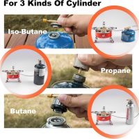 Odoland 9000W Portable Camping Stove Lightweight Camp Stove Collapsible Backpacking Stove with EVA Box for Outdoor Camping Cooking Hiking and Picnic - Image 5