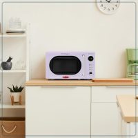 Nostalgia Retro Compact Countertop Microwave Oven 700-Watts with LED Digital Display-Child Lock-Easy Clean Interior-Lavender, 0.7 Cu. Ft - Image 6