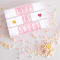 Pink Cinema Light Box with 400 Letters, Emojis, 2 Markers - BONNYCO | Led Light Box Home Office & Room Decor | Cinema Led Sign Letters Board Gifts for Women and Girls Christmas Birthdays | Pink Decor - Image 2