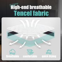 King Mattress 12 inch King Size Mattress 80"*76"*12" Healthy Material Soft Comfortable Breathable Four-Sided Reinforcement Quiet Easy to Clean Vacuum Packed - Image 4