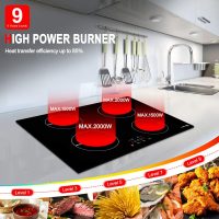GASLAND Chef Induction Cooktop 30 Inch, Built-in Electric Cooktop 4 Burners Electric Stove Top, Sensor Control Induction Hob with Child Safety Lock and Timer 240V - Image 4
