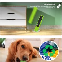 (Pack of 2-Glow) Shockproof Case Compatible for NVIDIA Shield Android TV Pro 4K HDR Streaming Media Player,Skin Holder for NVIDIA Shield Remote Controller(Green and Blue) - Image 2