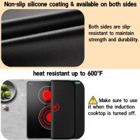 30x21 Inch Heat Resistant Stove Top Cover for Electric Stoves-Non-Slip Glass Protector Mat for Kitchen Countertops,Rated 600°F,Scratch-Proof,Expands Use Space,Suitable for Glass Panel Cooktops. - Image 4