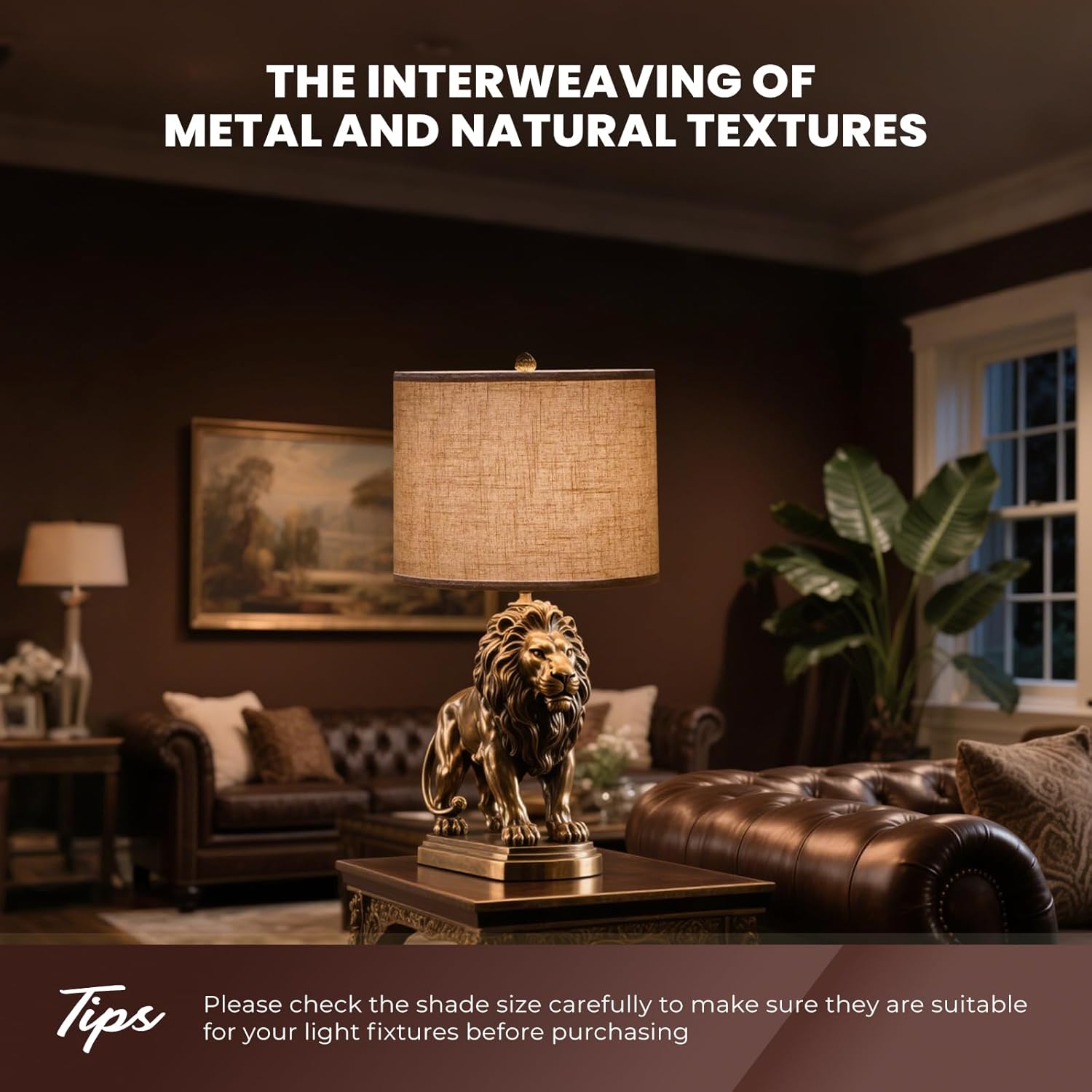 White lamp shades,linen lamp shade,lampshades set of 2 with 2 lamp shade harp,drum lamp shades for table lamps,15" Top X 15" Bottom X 12" H,Spider Fitter, Easy Assembly Required - Image 4