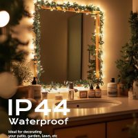 Brightown Christmas String Lights, 100-Count 26.5ft Clear Incandescent Bulb Mini Lights for Indoor Holiday Decor, Christmas Tree Garland Wedding Party Multi-Use Decoration, White Wire - Image 5