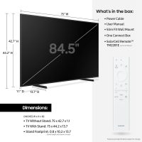 SAMSUNG 85-Inch Class QLED 4K The Frame LS03B Series, Quantum HDR, Art Mode, Anti-Reflection Matte Display, Slim Fit Wall Mount Included, Smart TV w/Alexa Built-in (QN85LS03BAFXZA) - Image 2